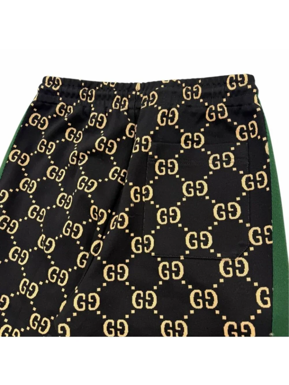 Gucci Web Line GG Cotton Jersey Jogger Pants Track Black XS